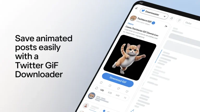 Save Animated Posts Easily with a Twitter GIF Downloader