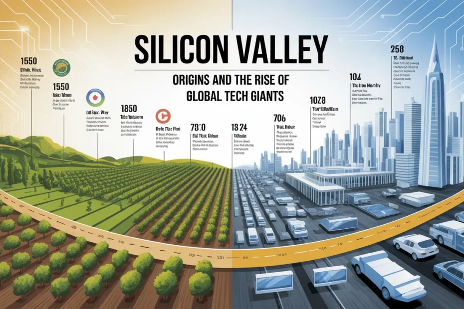 Silicon Valley Origins and the Rise of Global Tech Giants