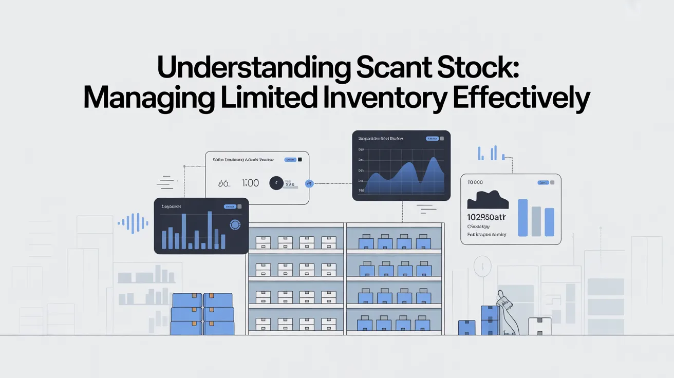 Understanding Scant Stock: Managing Limited Inventory Effectively