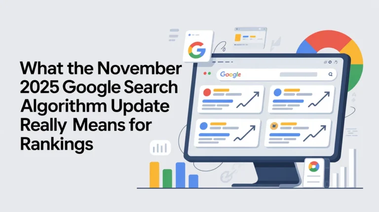 What the November 2025 Google Search Algorithm Update Really Means for Rankings