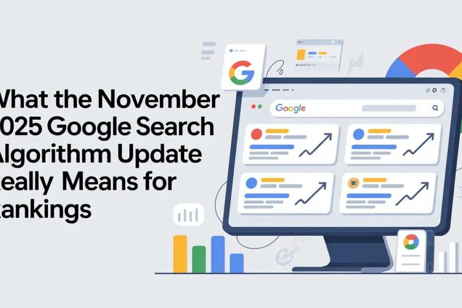 What the November 2025 Google Search Algorithm Update Really Means for Rankings