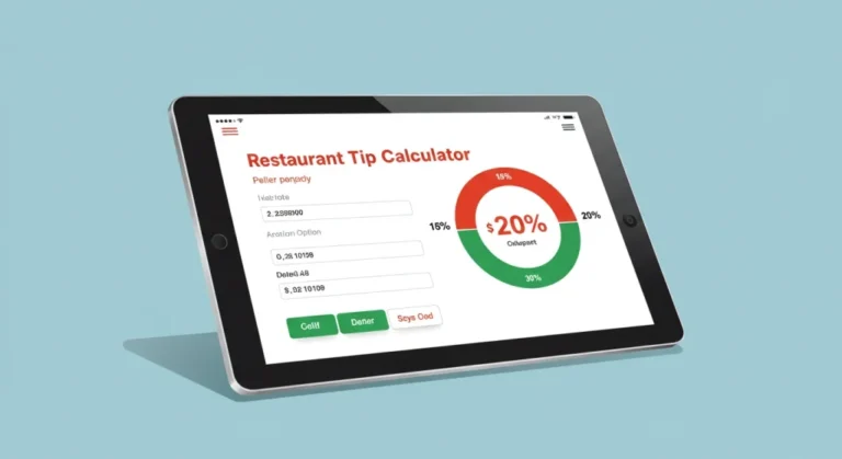 Restaurant Tip Calculator
